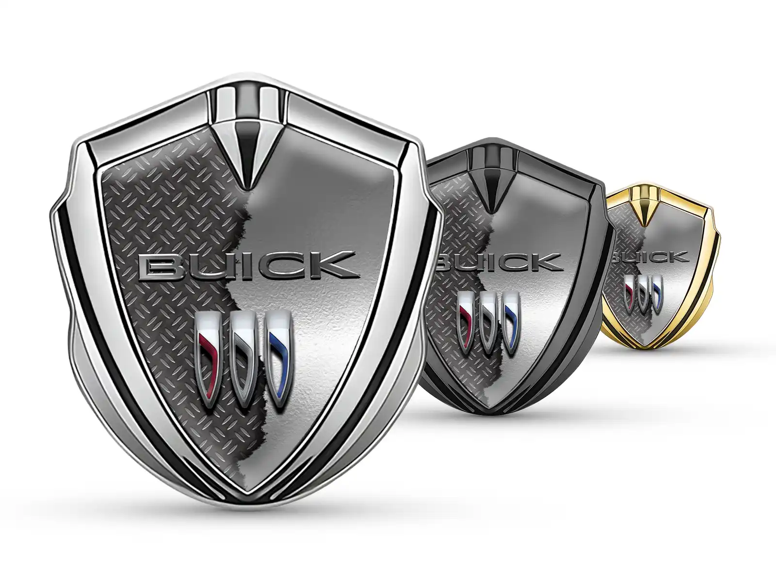 Buick Metal Emblema Insignia Atlético Aspecto Óptimo